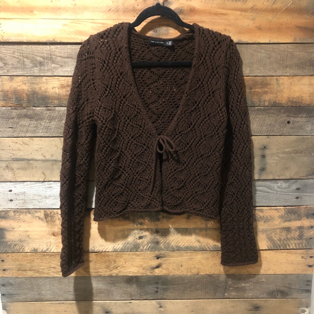 The Limited - front tie sweater (M)